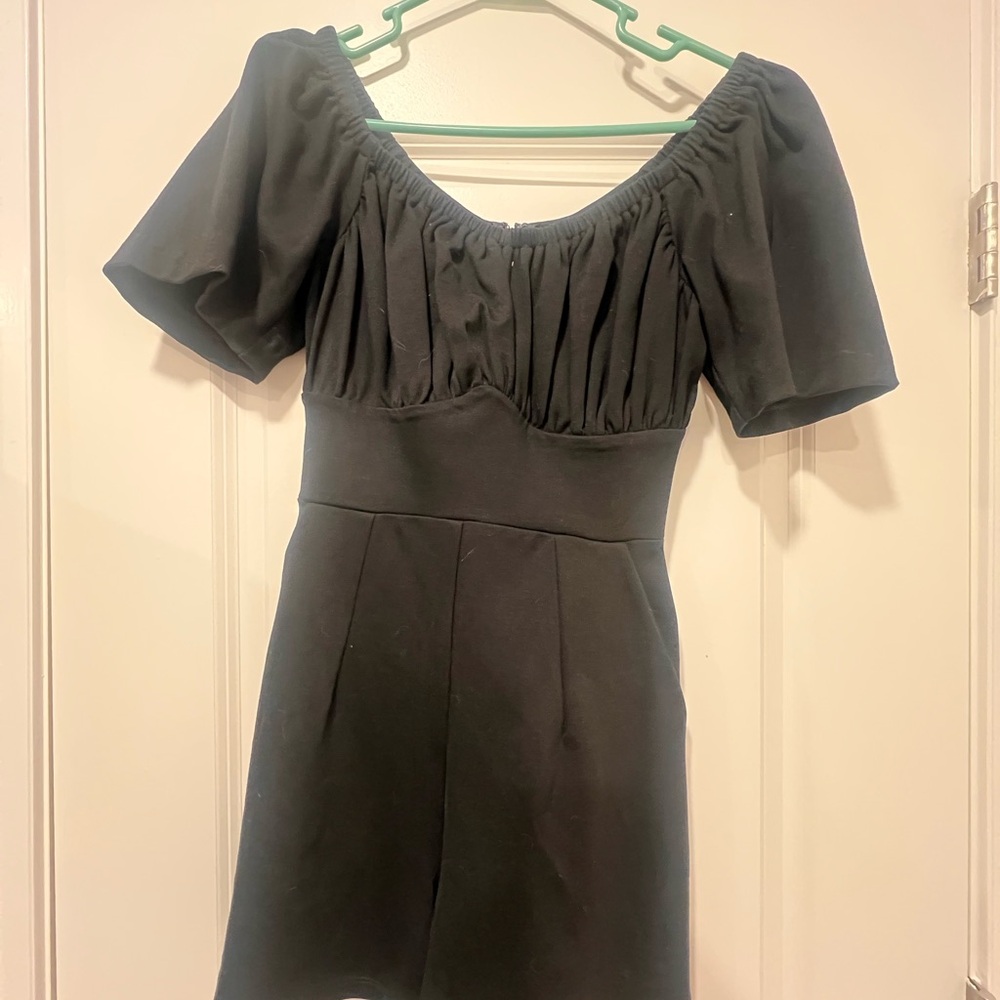 Vixen by Micheline Pitt Vacation Playsuit, sleeves shortened, size small